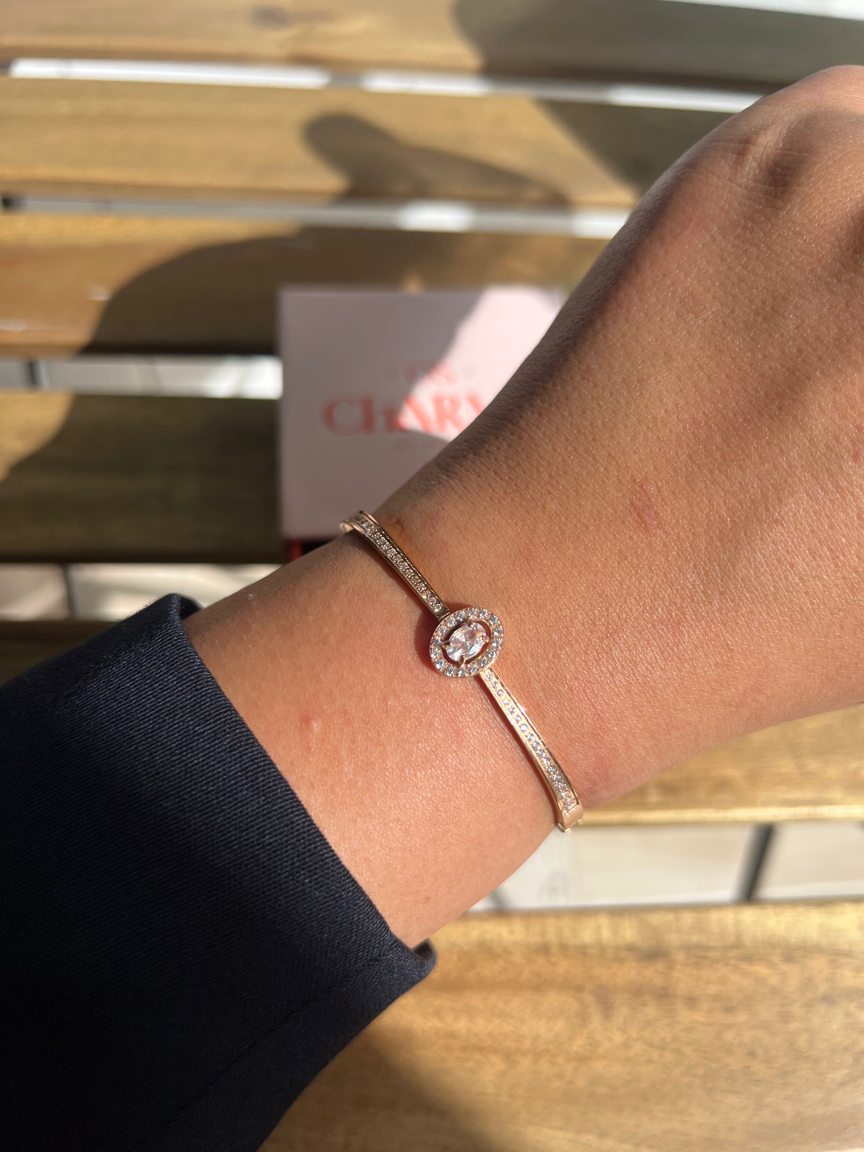 Bracelet L'ovale Rose