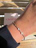 Bracelet glamour minimaliste rosegold