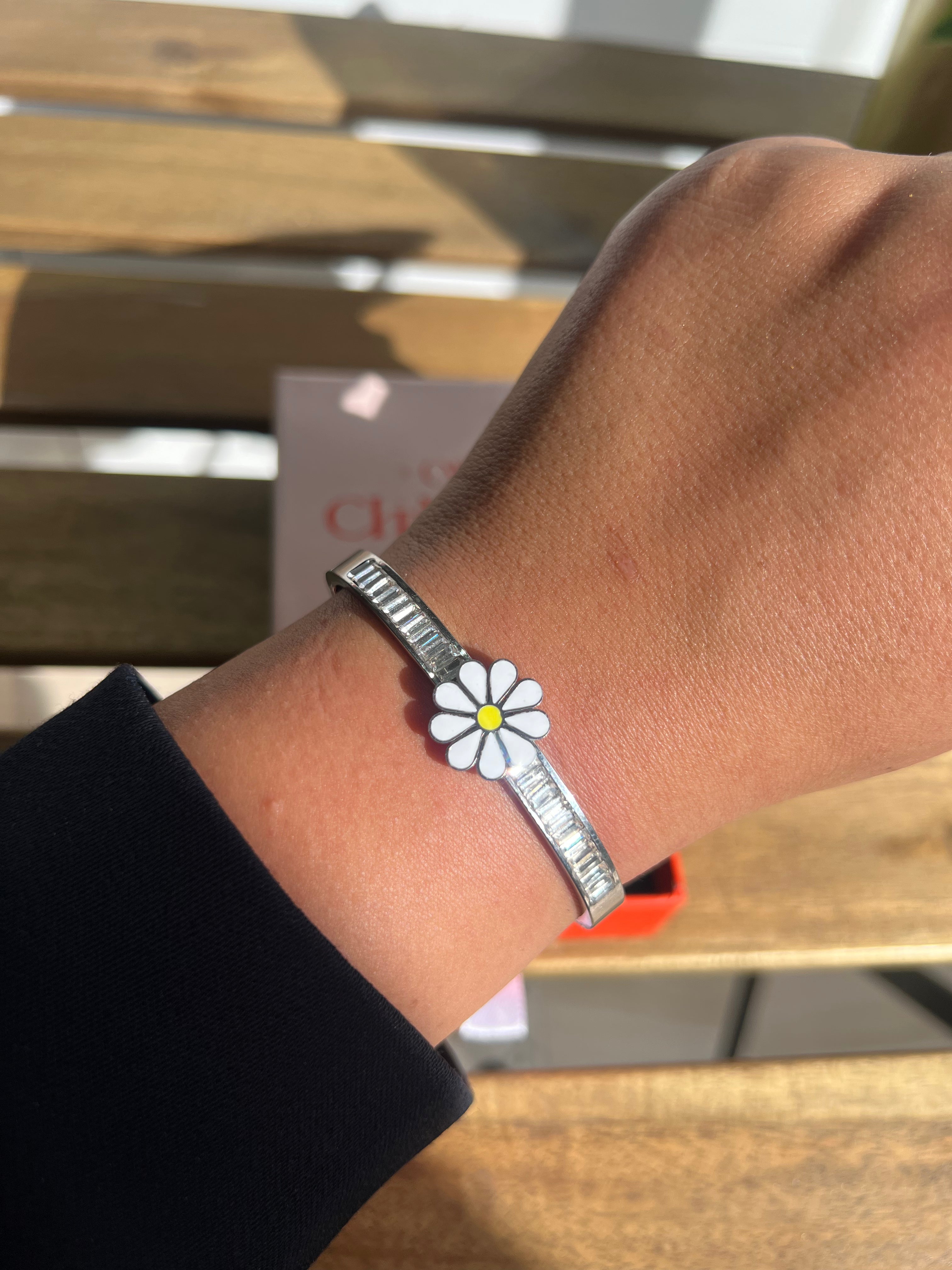 Bracelet Marguerite Argenté
