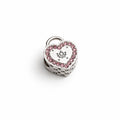 Charm Rosy Heart