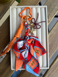 CHARM BAG Velvet Sea
