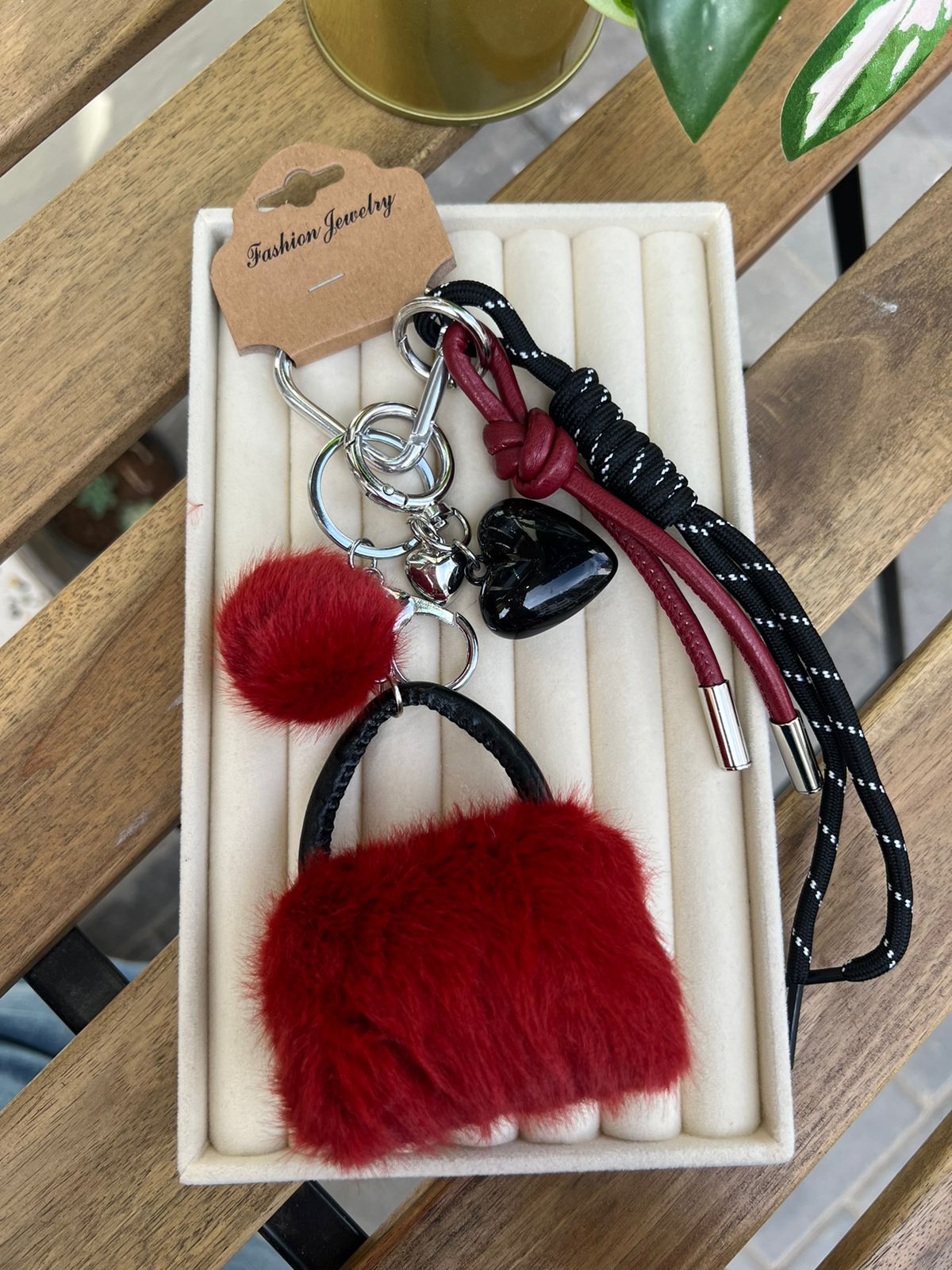 CHARM BAG Ruby Chic