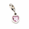 Charm Cœur Précieux Rosé